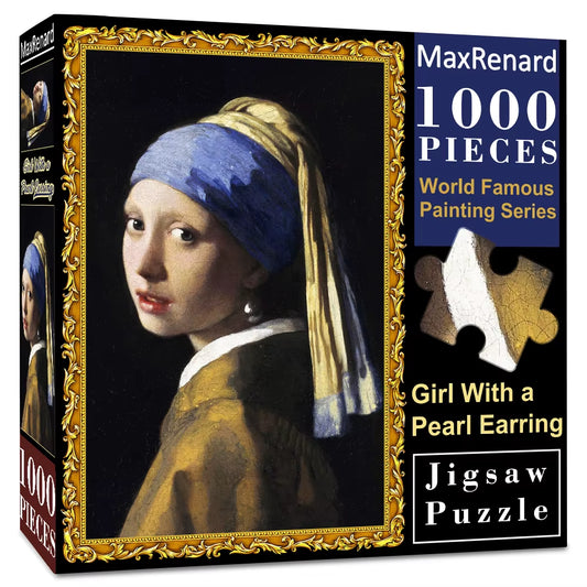 Jigsaw Puzzles 1000 Pieces 50*70Cm the Kiss Oil Painting Art Puzzles Toys for Adults Family Games Home Decoration Gift