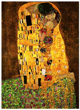 The Kiss by Gustav Klimt