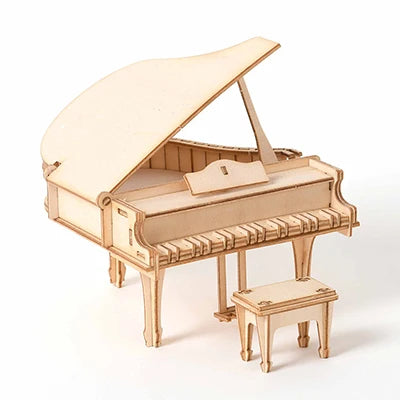 DIY 3D Wooden Puzzle Model Animal Montessori Toys for Children Crafts Dachshund Skeleton Assembly Gift Set for Kids Adults Teens
