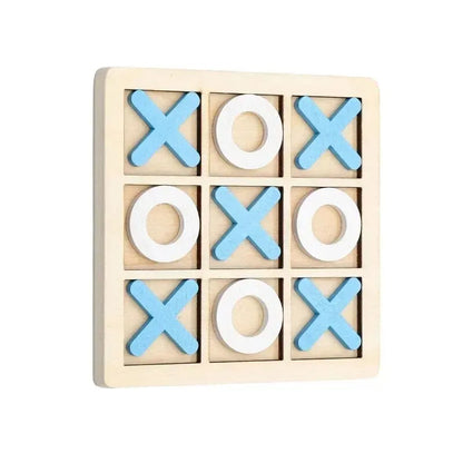 Wooden Chess Toys for Children'S Puzzle Game XO Double Play Parent-Child Interaction Recommends Traditional Desktop Chess Gift