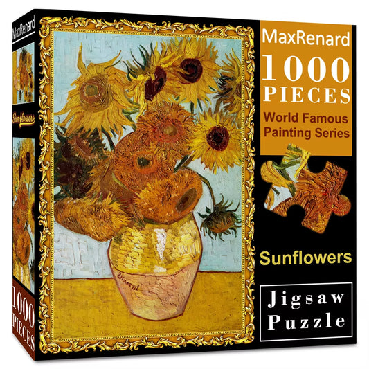 Jigsaw Puzzles 1000 Pieces 50*70Cm the Kiss Oil Painting Art Puzzles Toys for Adults Family Games Home Decoration Gift