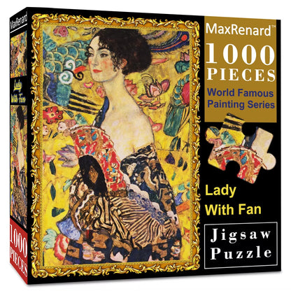 Jigsaw Puzzles 1000 Pieces 50*70Cm the Kiss Oil Painting Art Puzzles Toys for Adults Family Games Home Decoration Gift